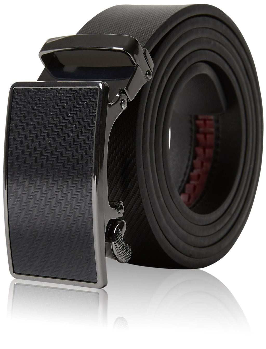 Genuine Leather Ratchet Belt – No Holes, Custom Fit