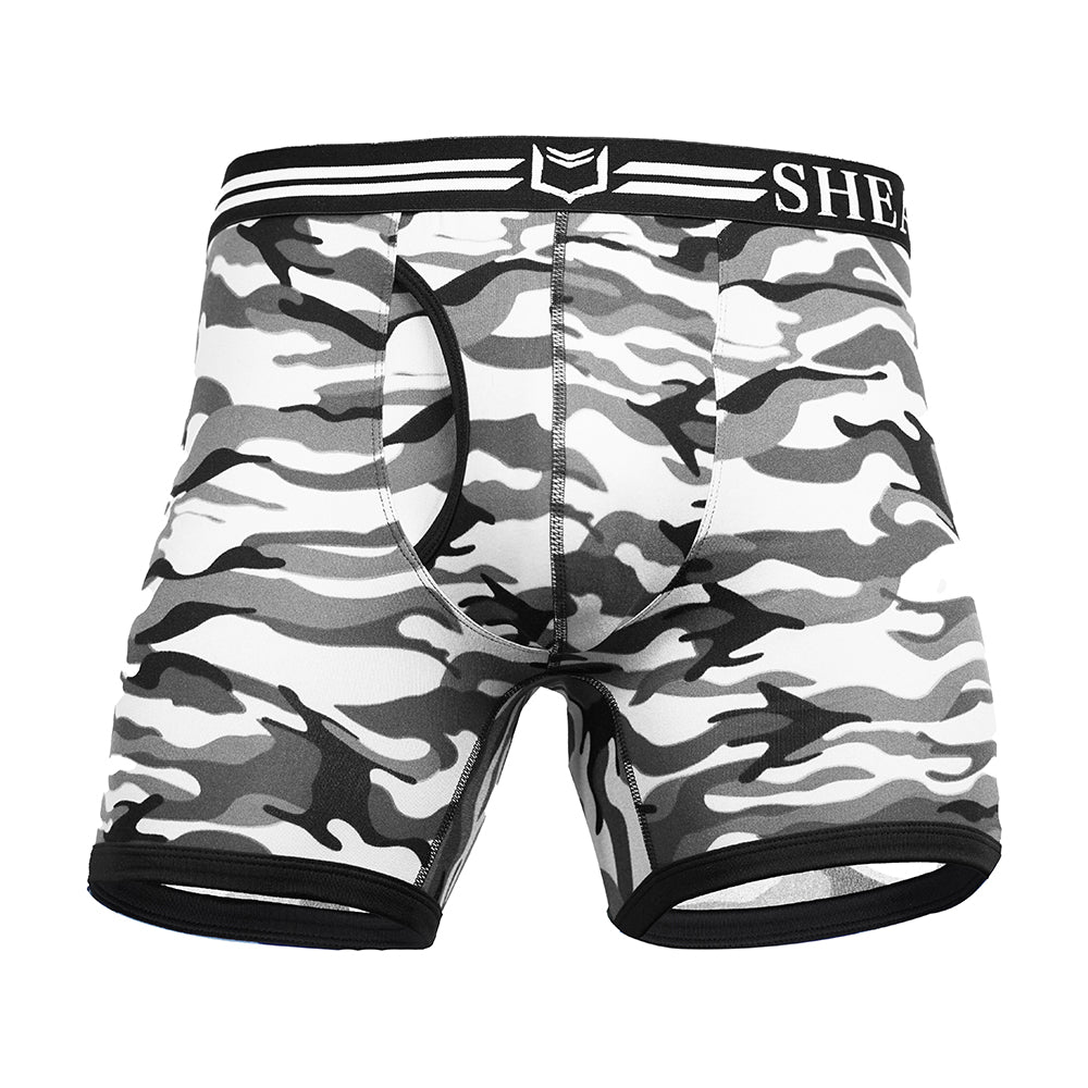 SHEATH 4.0 Polyester Camo Men's Pouch Boxer Brief 5"