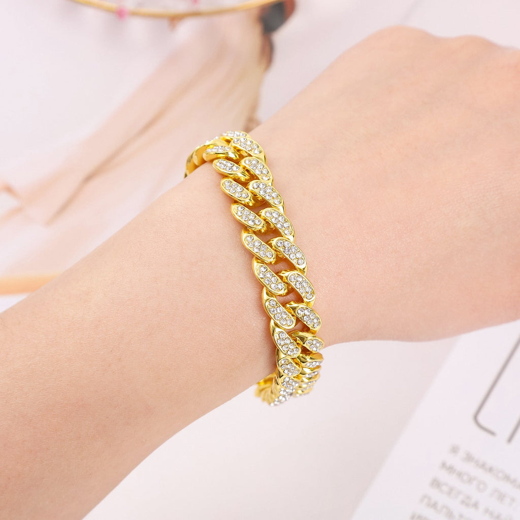 Men's Anklet Jewelry Hip Hop Trendy Simple Cuban Bracelets