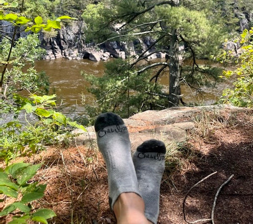 Bamboo Ankle Socks - Moisture Wicking Bamboo Socks - 2 Pairs