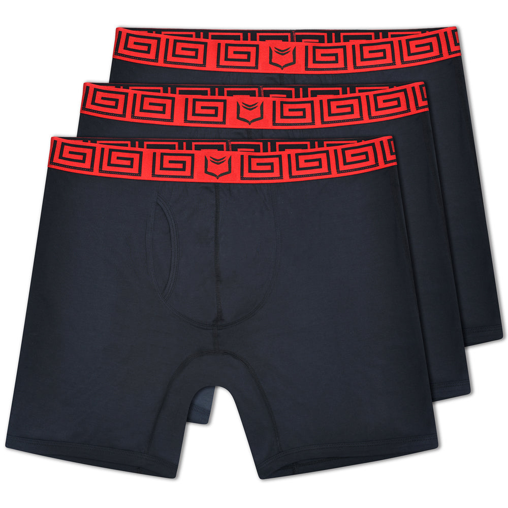 SHEATH V Modal Men's Pouch Boxer Brief 8" (3 Pack)