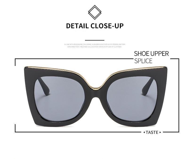 Oversized Sunglasses For Women New Attractive Fashionable & Square Shape Sun Glasses In Vintage Style For Ladies Eyewear Thick Frame Square Sunglasses for Men Women Retro Sun Glasses UV400 Protection Fashion Trendy Style