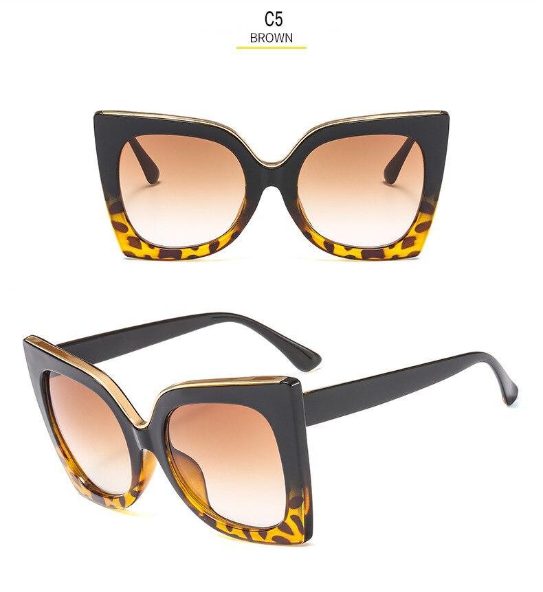 Oversized Sunglasses For Women New Attractive Fashionable & Square Shape Sun Glasses In Vintage Style For Ladies Eyewear Thick Frame Square Sunglasses for Men Women Retro Sun Glasses UV400 Protection Fashion Trendy Style